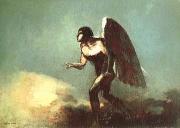 Odilon Redon The Winged Man or the Fallen Angel France oil painting artist
